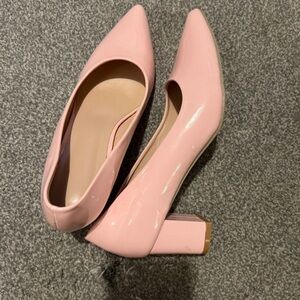 Elegant Pink Patent Leather Heels